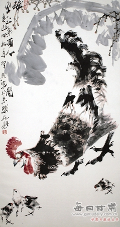 著名画家吴东魁向甘肃省捐助第71-80所希望小学